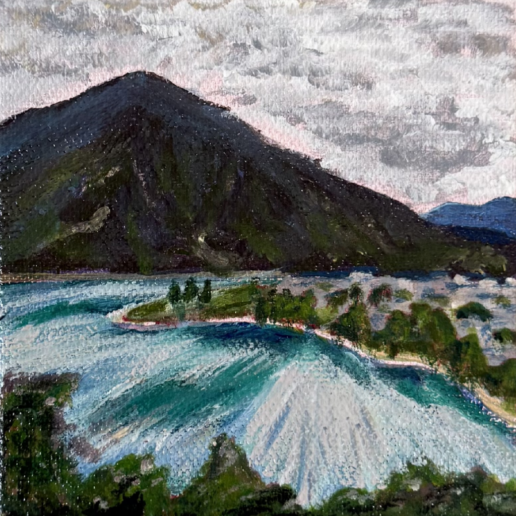 Atitlan, 4x4 Inch Original