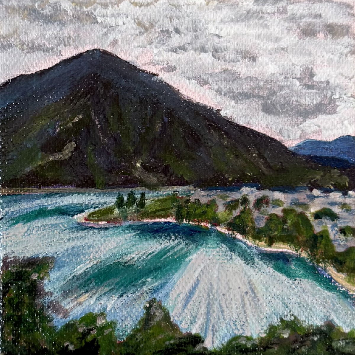 Atitlan, 4x4 Inch Original