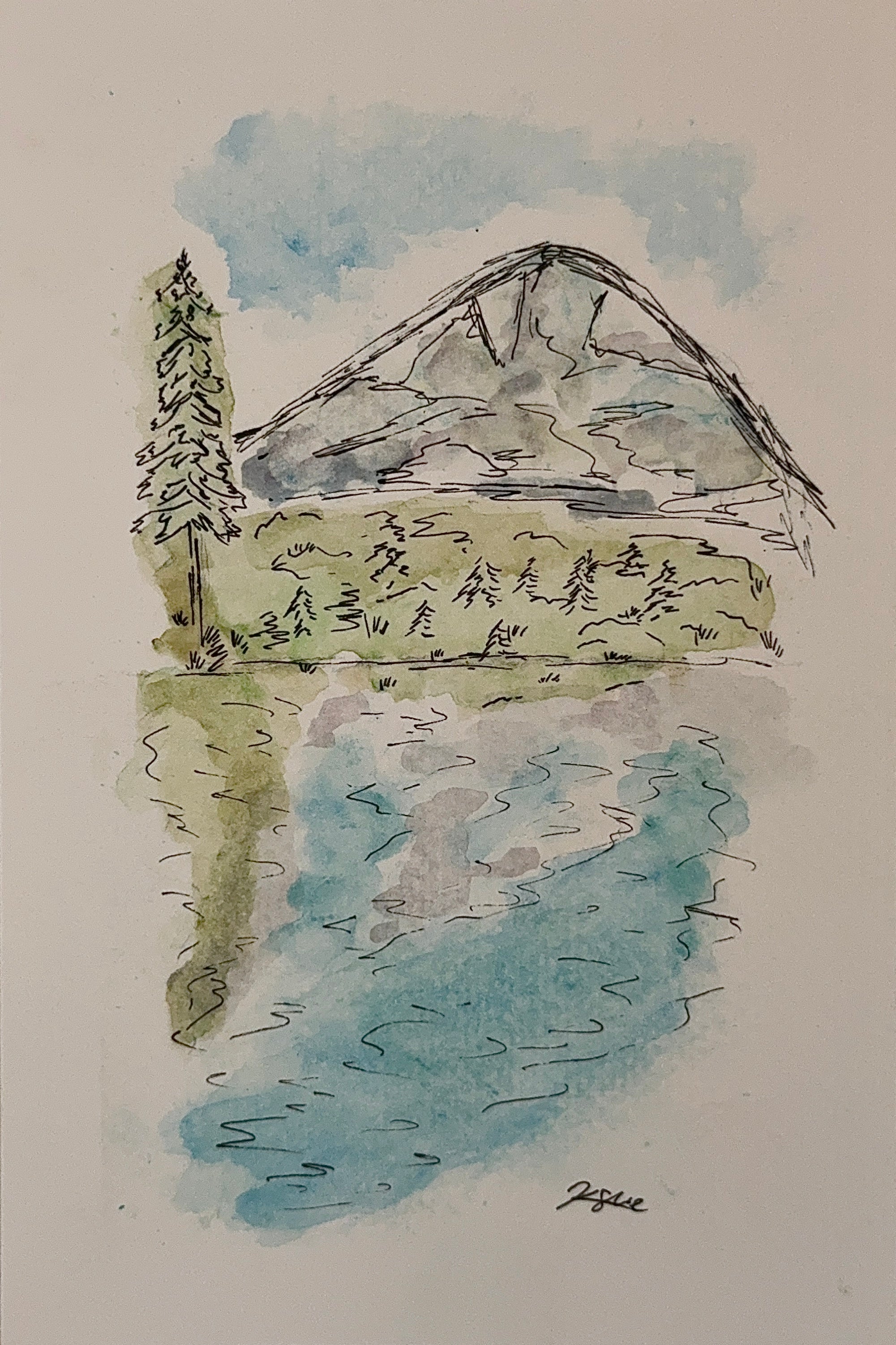 Lassen Volcanic National Park Postcard