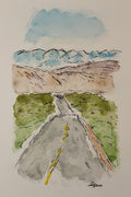 Scenic California Hwy Postcard
