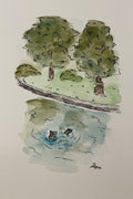 Green Lake Postcard
