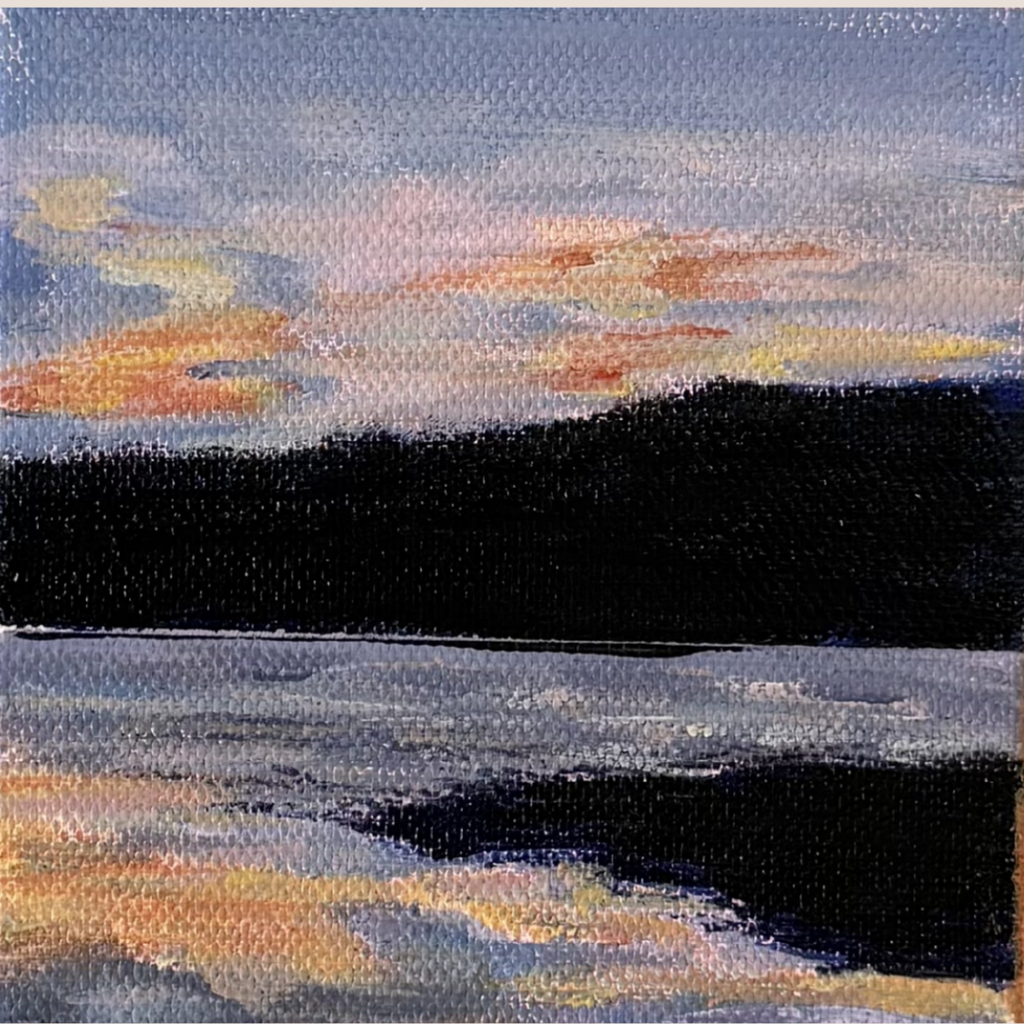 Laguna Del Tigre, 4x4 Inch Original